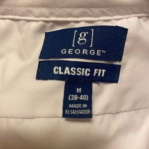 White Classic Fit button down shirt